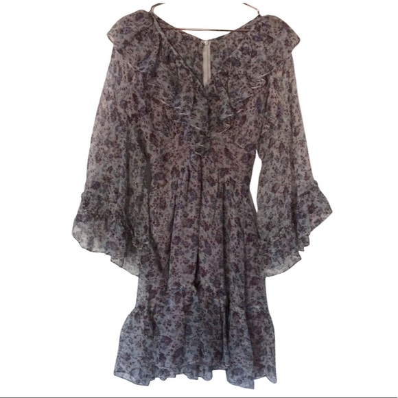 KITE AND BUTTERFLY NWT 100% Silk Dress - Picture 1 of 11